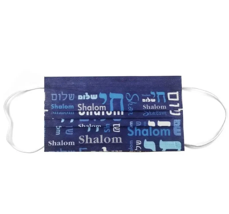 10 pack 3 ply disposable masks shalom brand