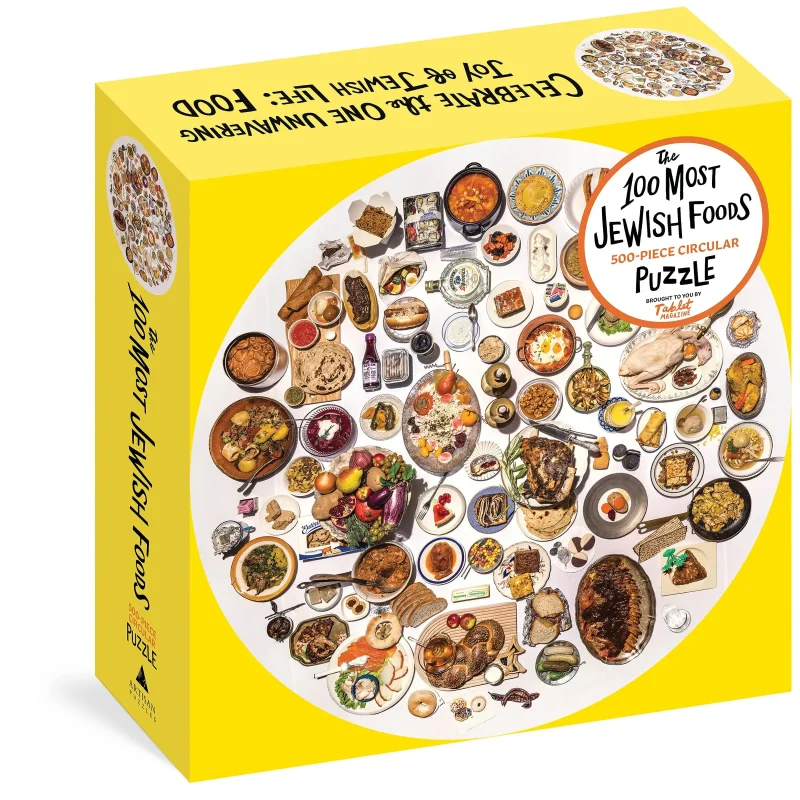 100 most jewish foods 500 piece puzzle