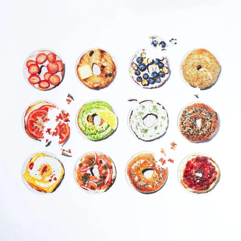 12 mini puzzle bagels fun engaging brain teasers