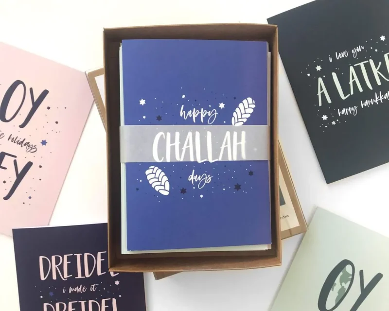 12 pack hanukkah cards variety selection