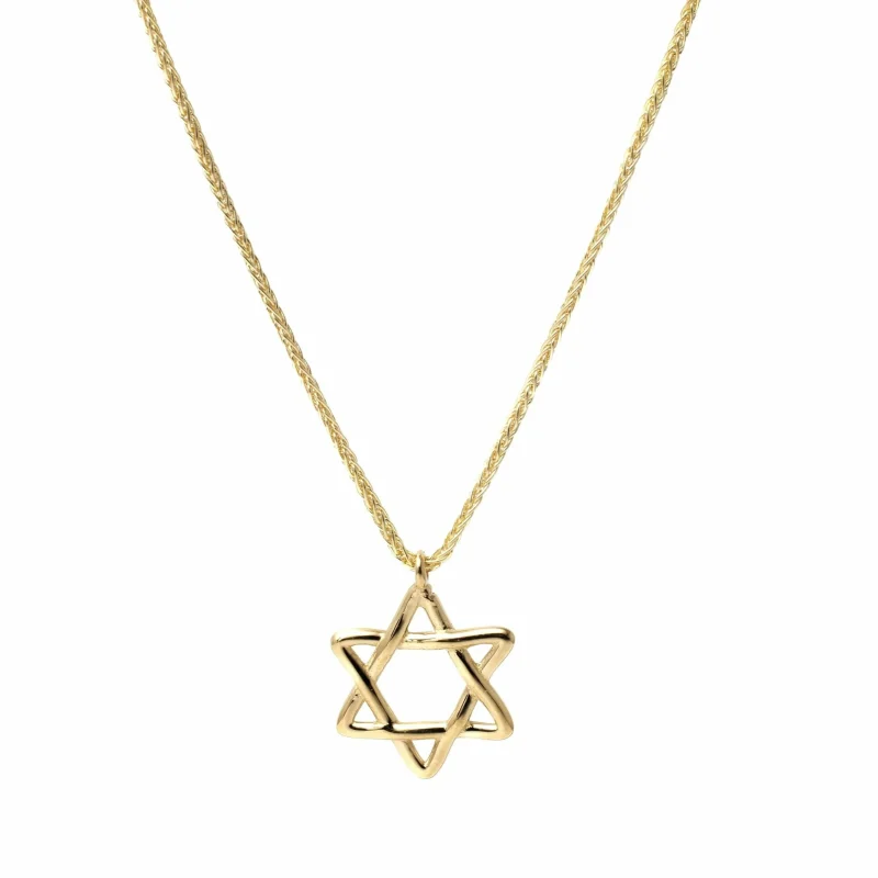 14k gold star of david necklace timeless israel museum design scaled