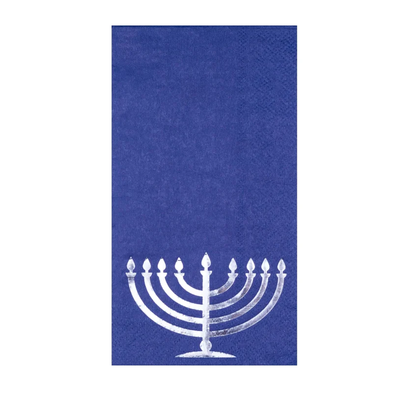 16 piece menorah guest napkins set scaled