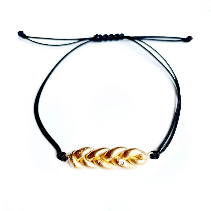 24k gold vermeil challah pendant bracelet scaled