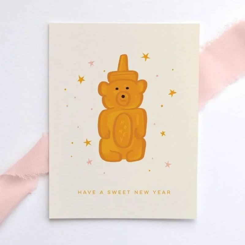 6 sweet new year cards perfect greetings set 1