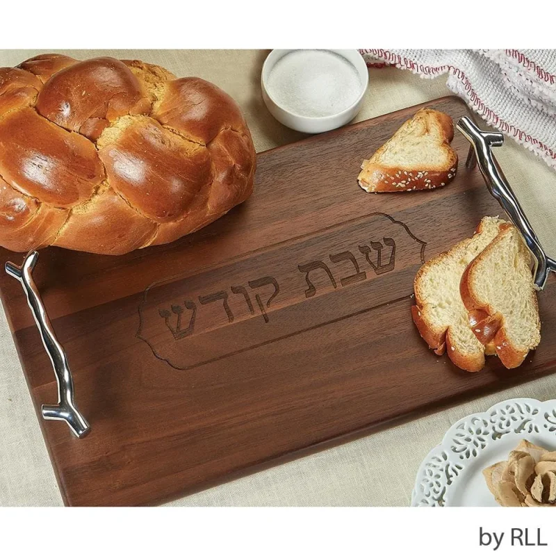 acacia wood challah board premium quality easy to clean