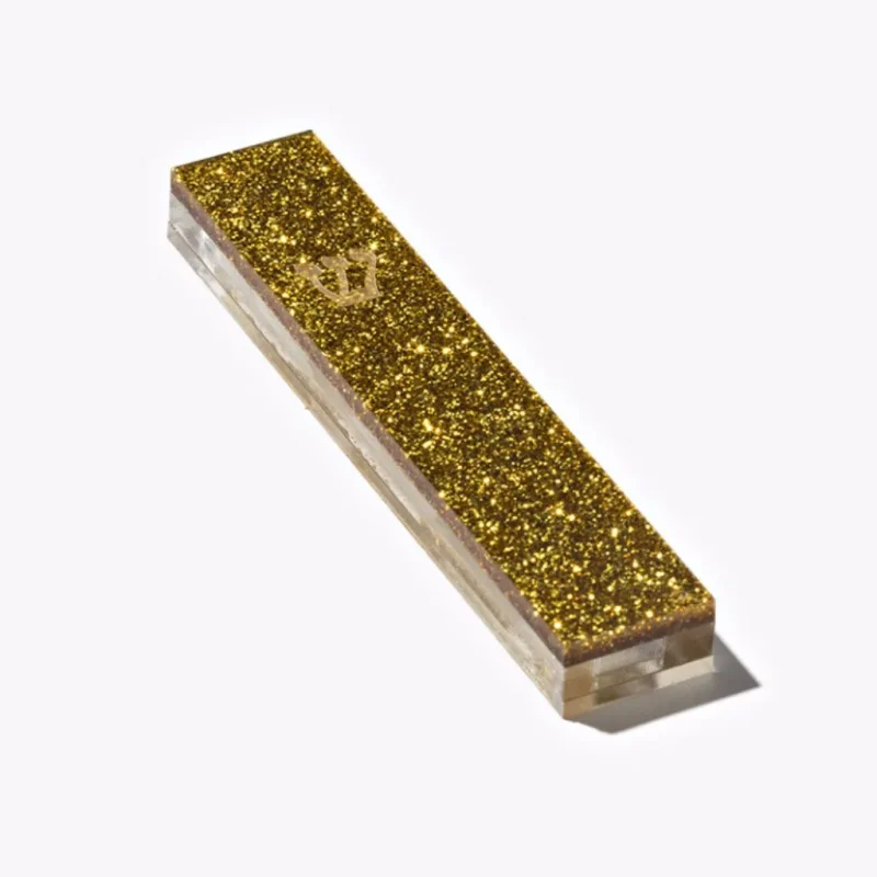 acrylic glitter mezuzah choice of colors