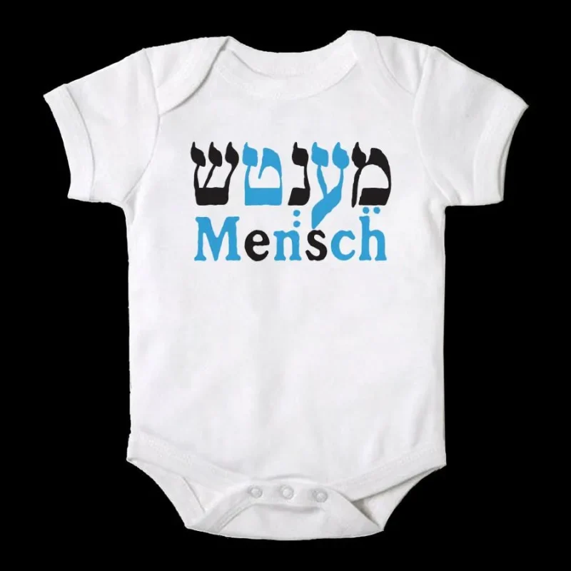 adorable mensch baby onesie perfect gift for little ones