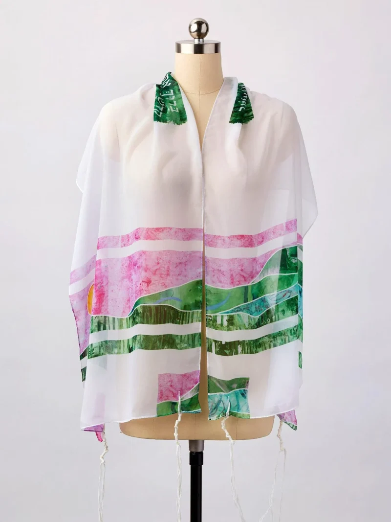 advah designs green hills tallit premium tallit for worship