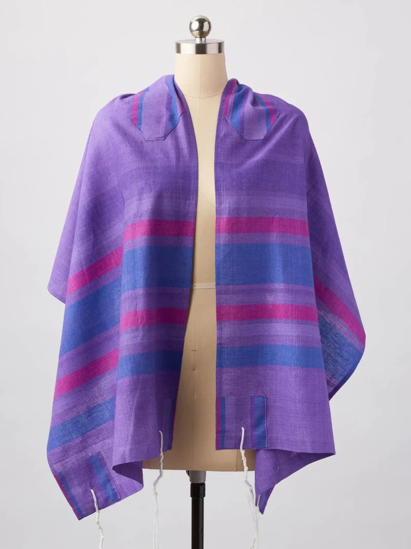 advah designs miriam handwoven shawl tallit