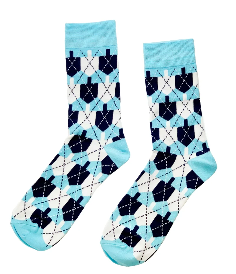 argyle dreidel socks perfect holiday gift scaled