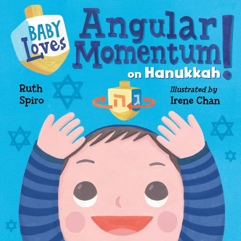 baby loves angular momentum hanukkah edition science board book