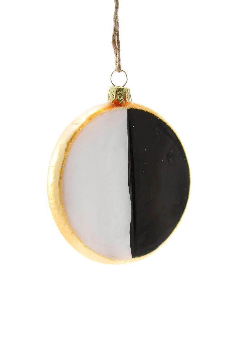 black white cookie ornament by cody foster scaled