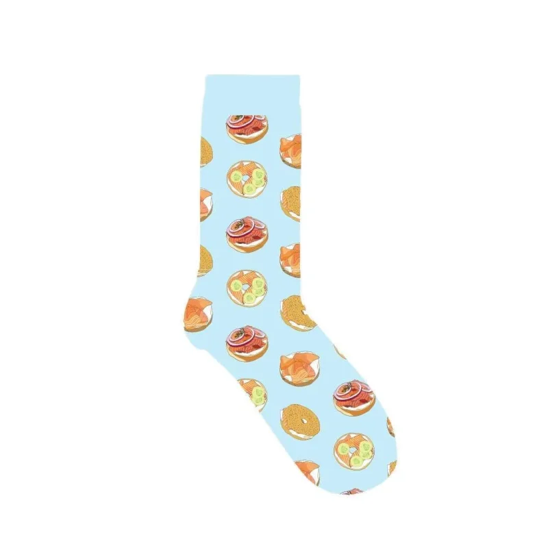 blue lox bagels socks perfect gift for foodies