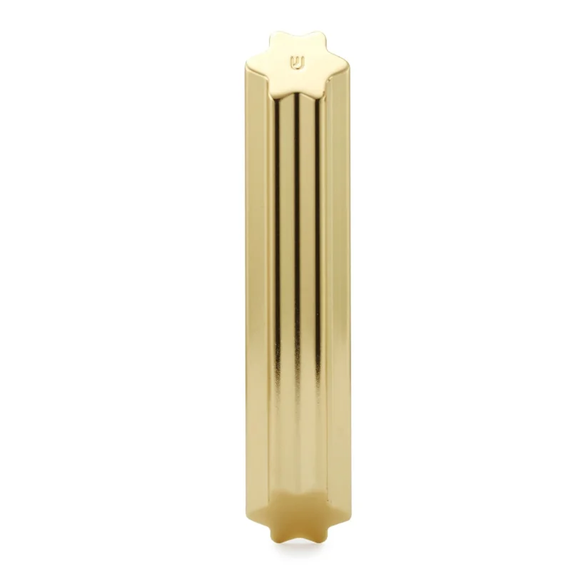 brass modern mensch mezuzah elegant home decor