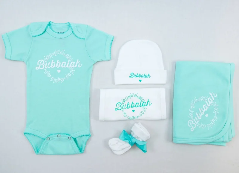 bubbalah mint onesie set for infants scaled