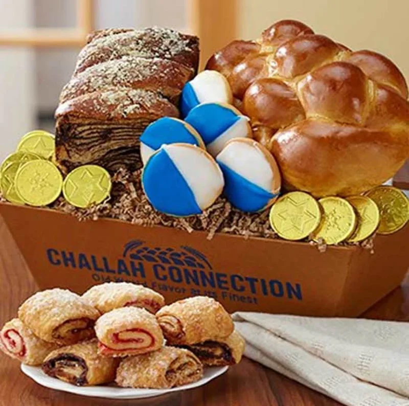 chanukah gift basket for online shoppers