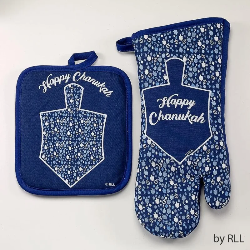 chanukah mosaic 2 piece hostess set