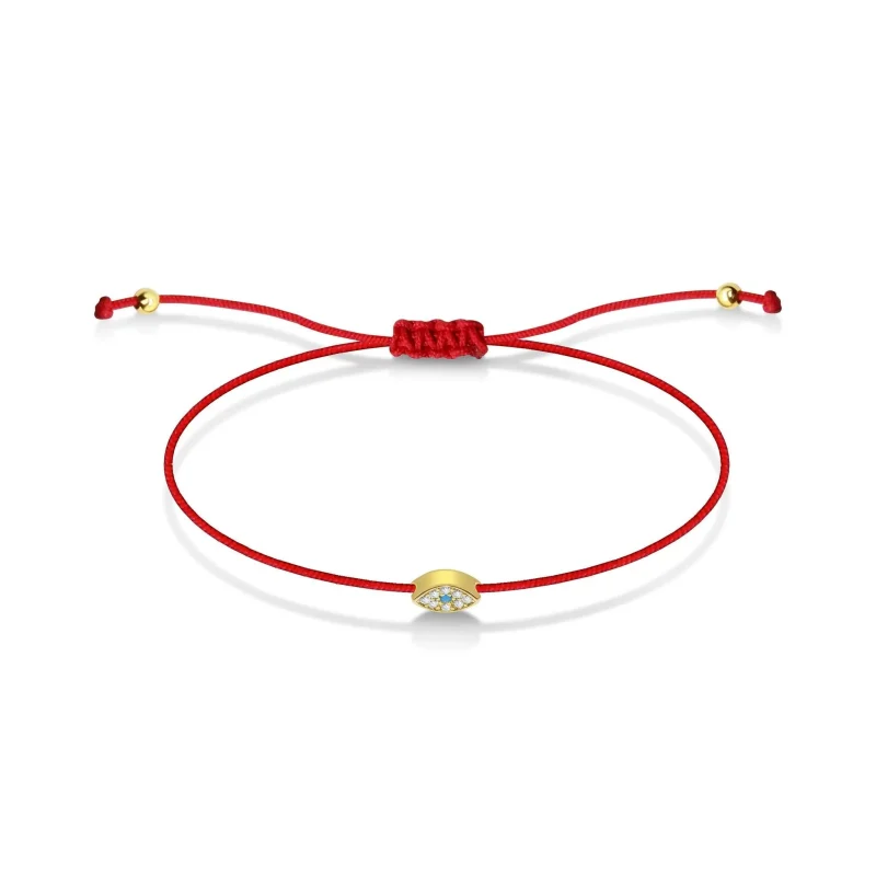 charming red evil eye bracelet