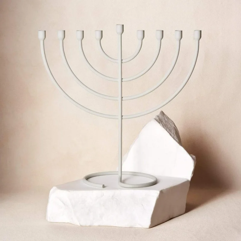 cloud trace menorah by via maris elegant design for modern homes