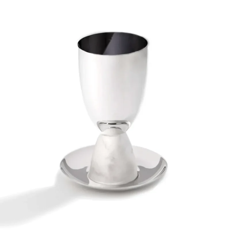 coluna marble kiddush cup silver by anna new york