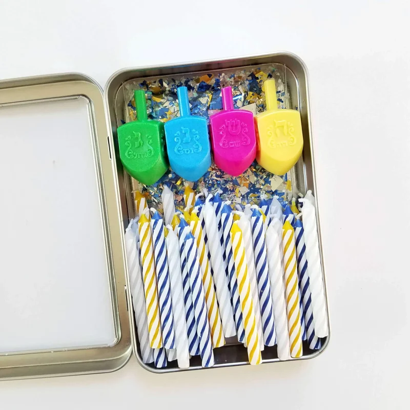 compact hanukkah travel tin set essential holiday supplies scaled