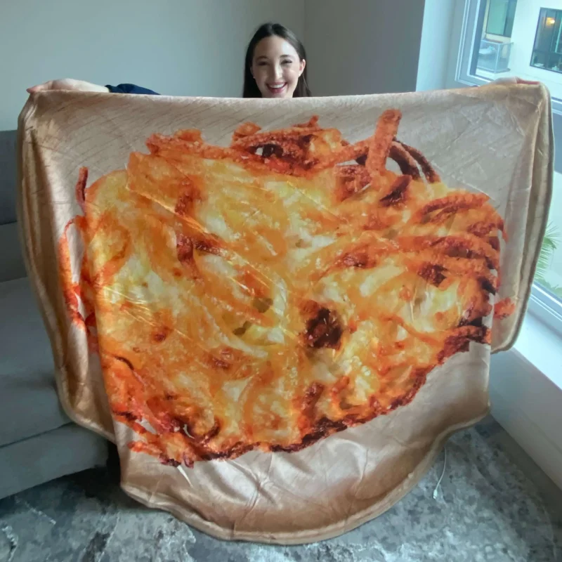 cozy latke print blanket for home decor scaled