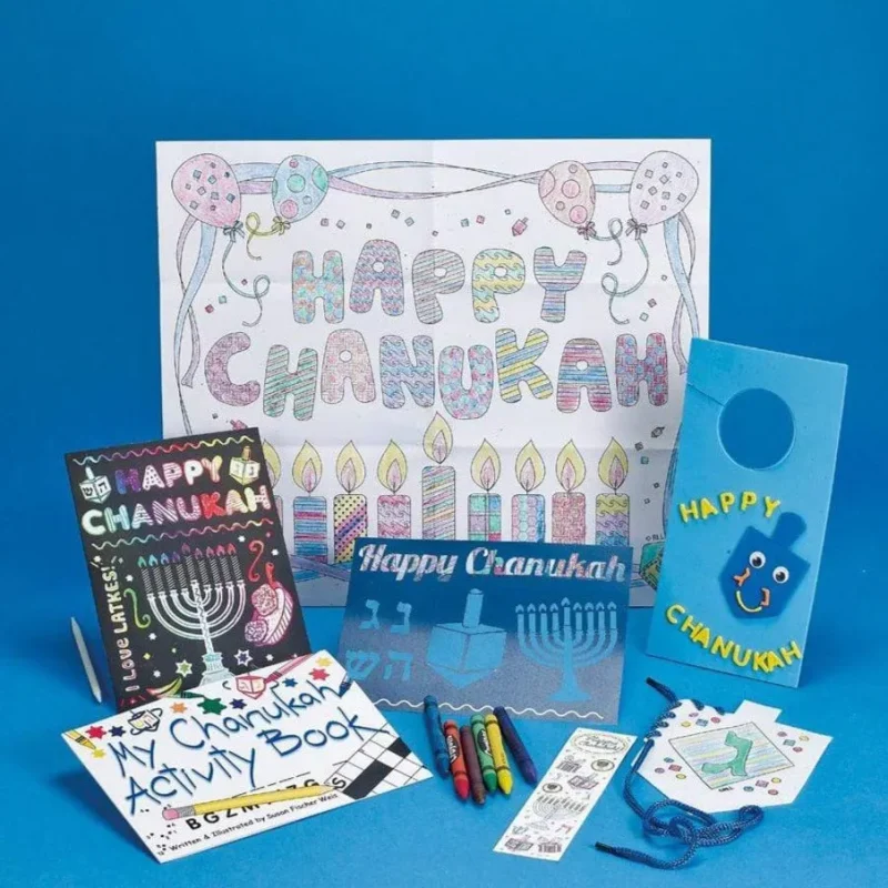 custom chanukah crafts activities