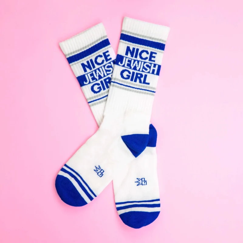 cute jewish girl socks perfect gift scaled