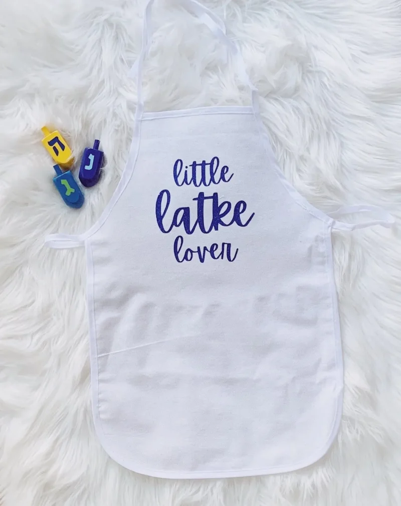 cute latke lover apron for kids