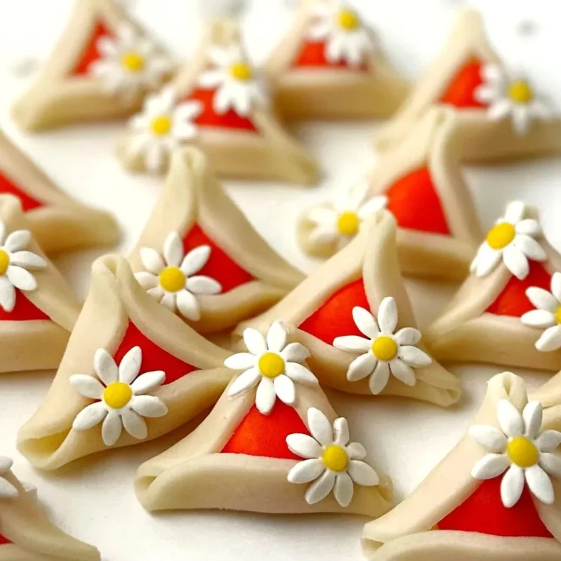 daisy marzipan hamantaschen freshly baked limited edition