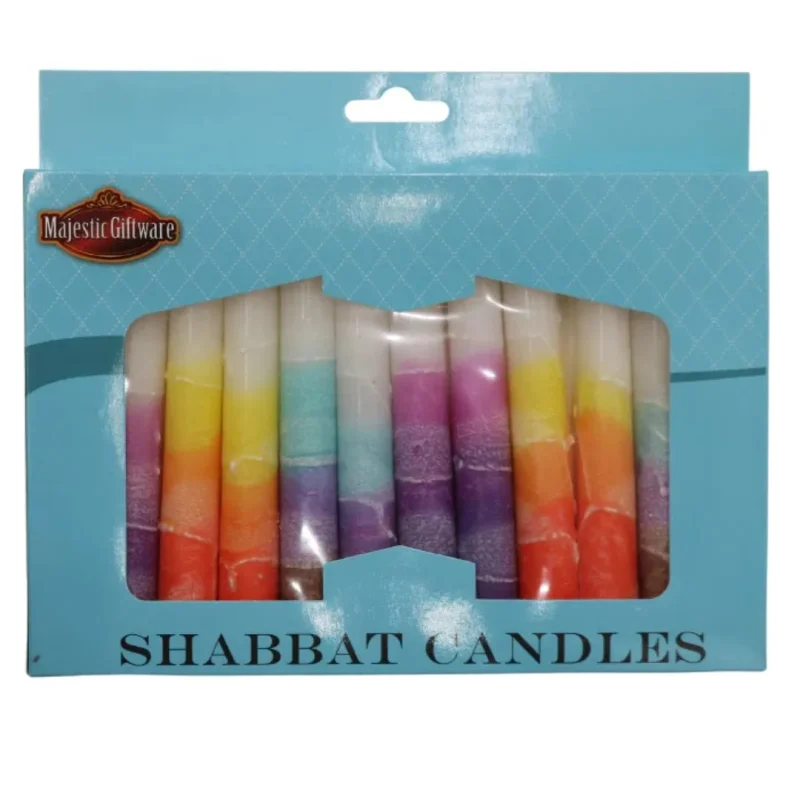 dawn sunset shabbat candles 12 pack