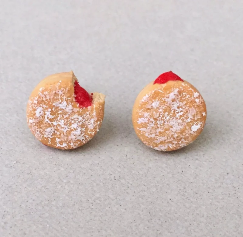 delicious sufganiyot earrings perfect holiday gift