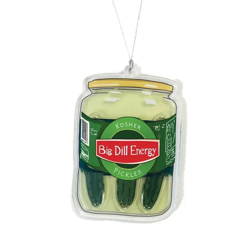 dill pickle shaker christmas ornament