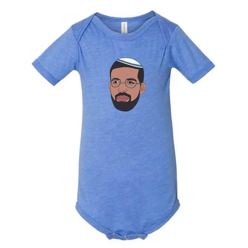 drake inspired jewish baby onesie