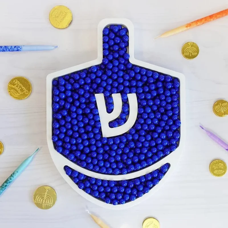 dreidel nut candy tray