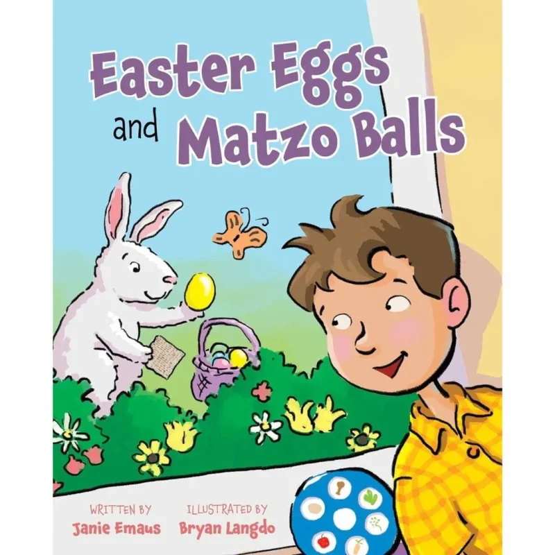 easter eggs matzo balls hardcover book