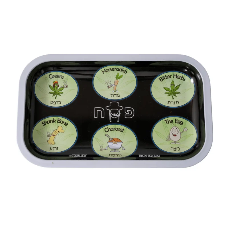 eco friendly seder plate rolling tray easy returns