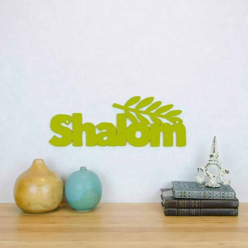 eco friendly shalom wood wall art for home decor