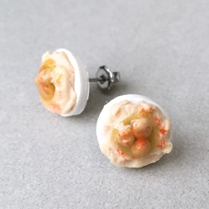 elegant hummus stud earrings for women