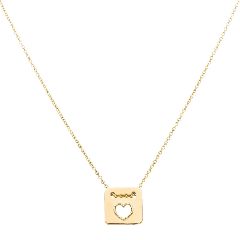 elegant love mark necklace timeless charm