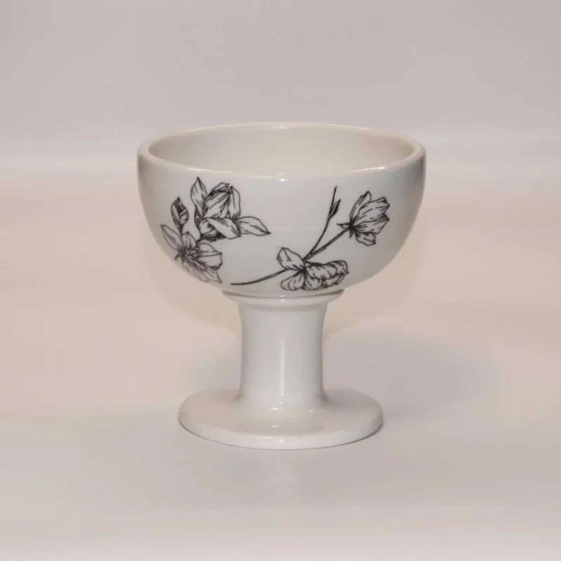 elegant magnolia kiddush cup perfect for ceremonial use