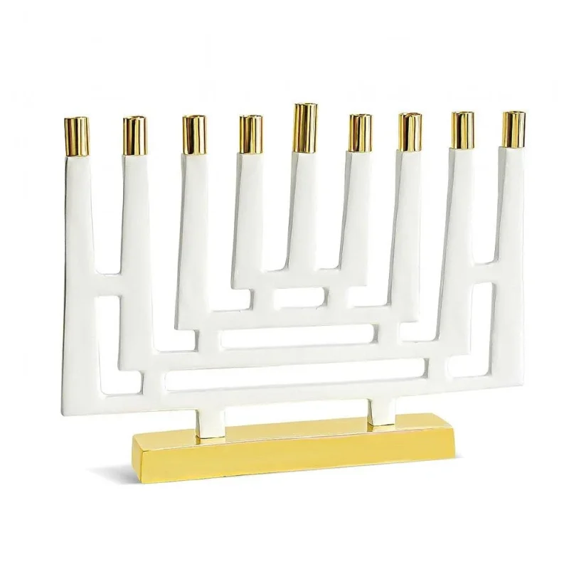 elegant maze menorah for hanukkah high quality unique design