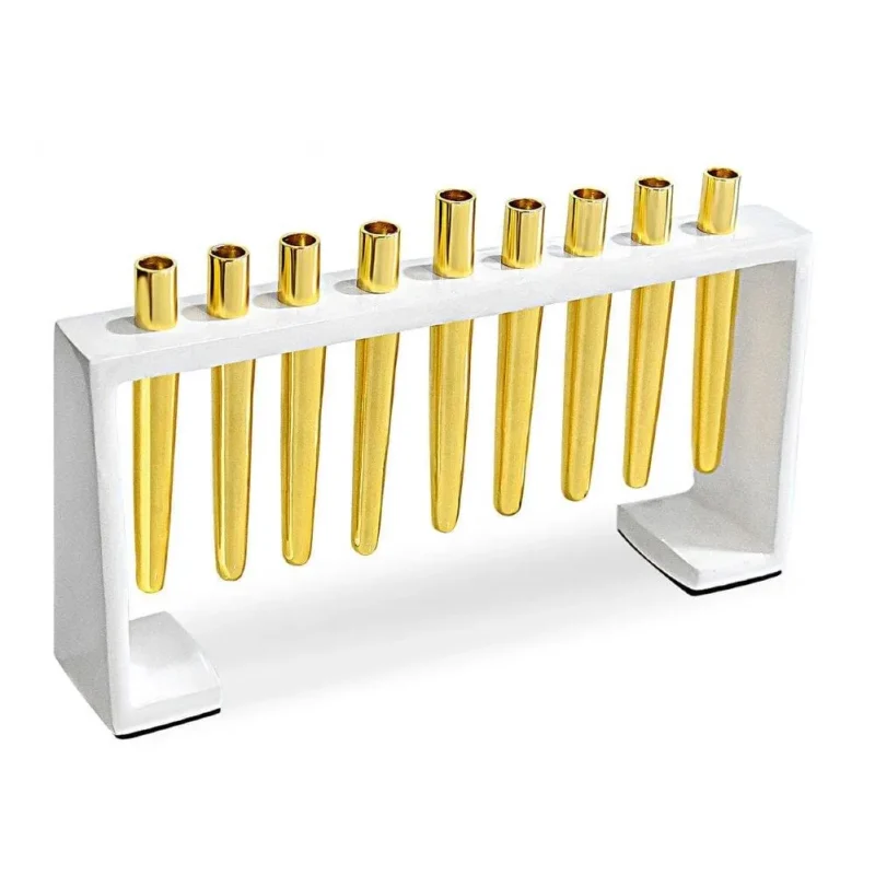 elegant menorah flutes perfect for festive celebrations