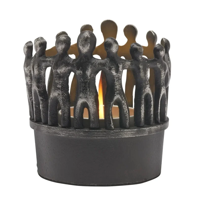 elegant wine yahrzeit candle holder circle of life