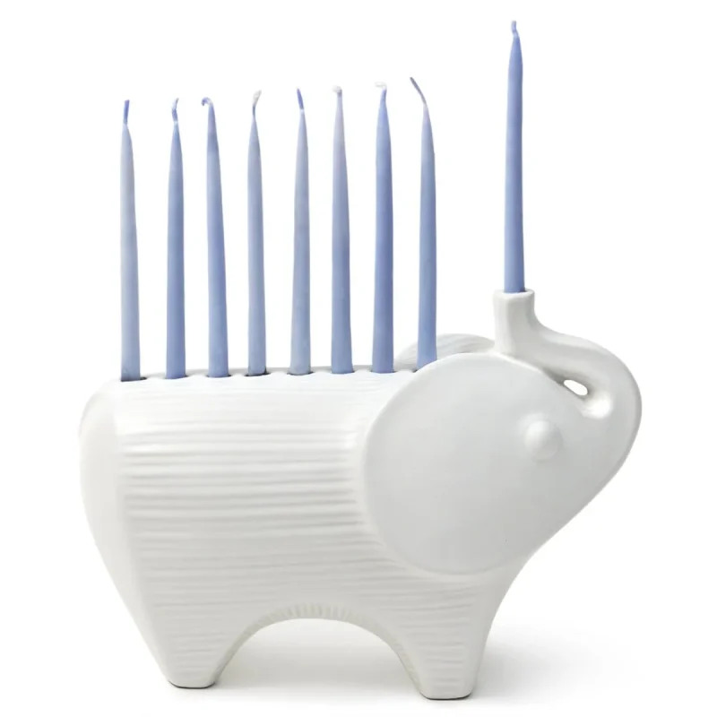 elephant menorah by jonathan adler exclusive design