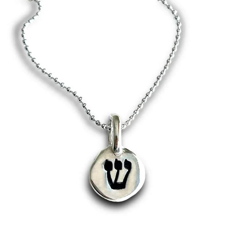 elevated kabbalah necklace sterling silver or bronze by marla studio