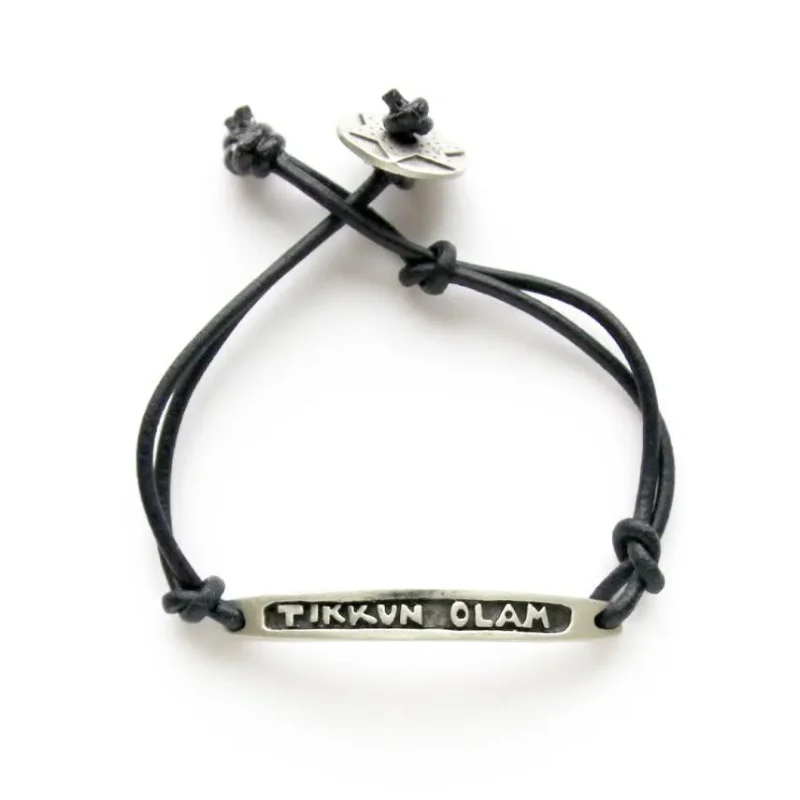 emily rosenfeld tikkun olam bracelet navy