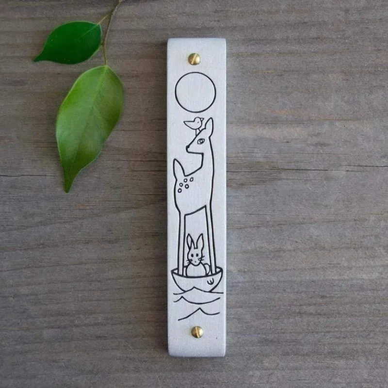 emily rosenfeld woodland ark mezuzah handcrafted judaica