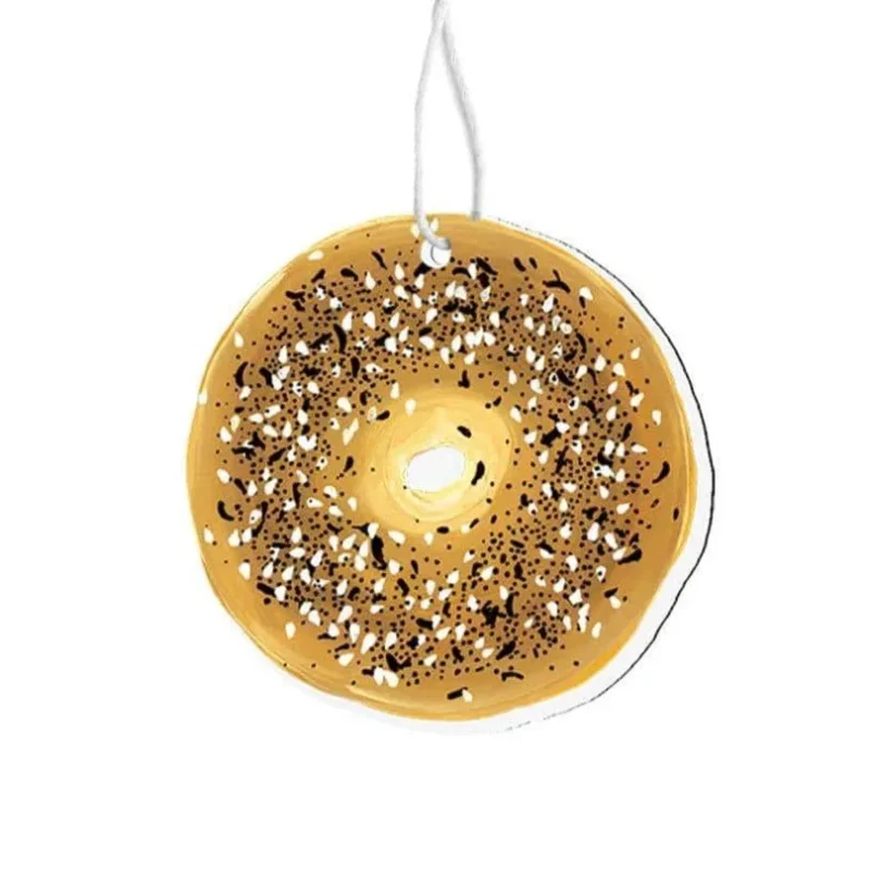 everything bagel christmas ornament