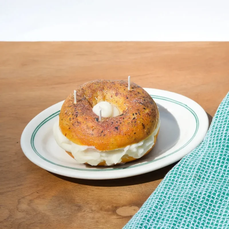 everything bagel scented candle